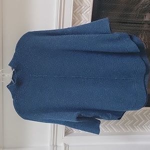 Loft poncho style sweater xs
